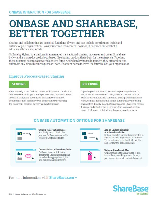 OnBase And ShareBase Better Together Kyocera Software Document Management Thumb, Davis & Davis Business Equipment, Houston, TX, Texas, Kyocera, Canon, HP
